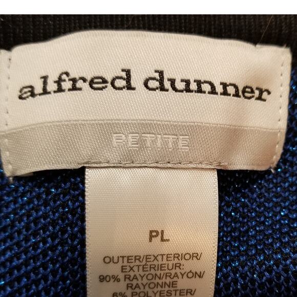 Alfred Dunner Classic Layered Sweater Pullover Metallic / Gems Size PL- NWOT's - Picture 7 of 10